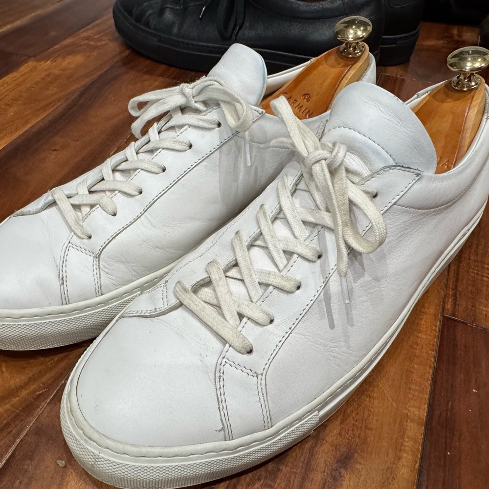 Men's White Gustin Sneakers